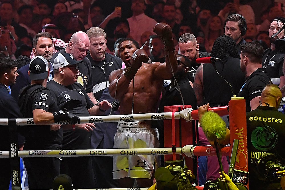 Saudi Arabia Boxing Joshua vs Ngannou