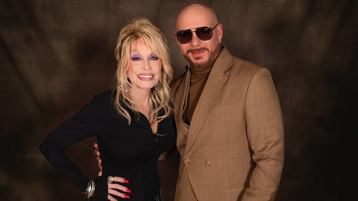Instagram : Pitbull with Dolly Parton