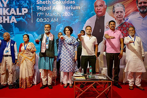 Congress'' Nyay Sankalp Sabha in Mumbai