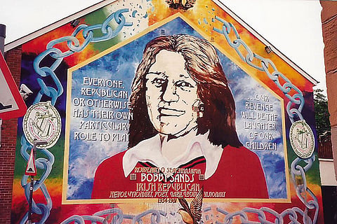 Bobby Sands Mural Belfast, 2000
