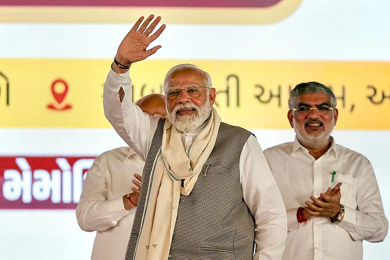 PM Modi at Sabarmati Ashram