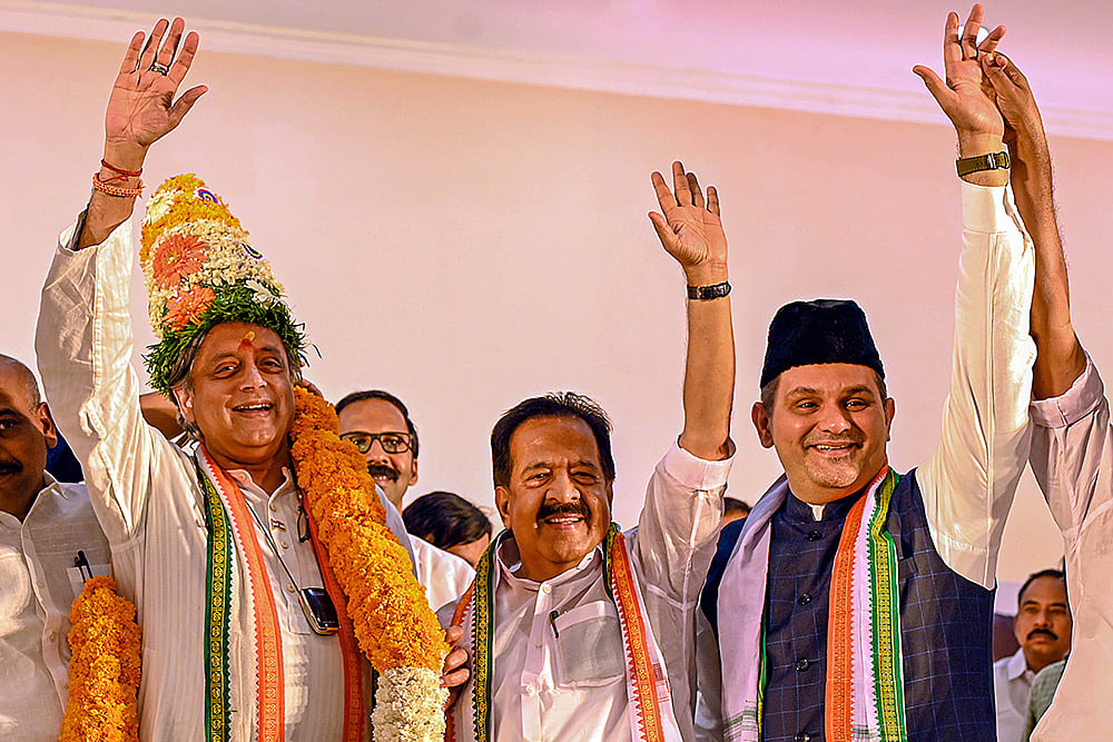 Shashi Tharoor in Trivandrum