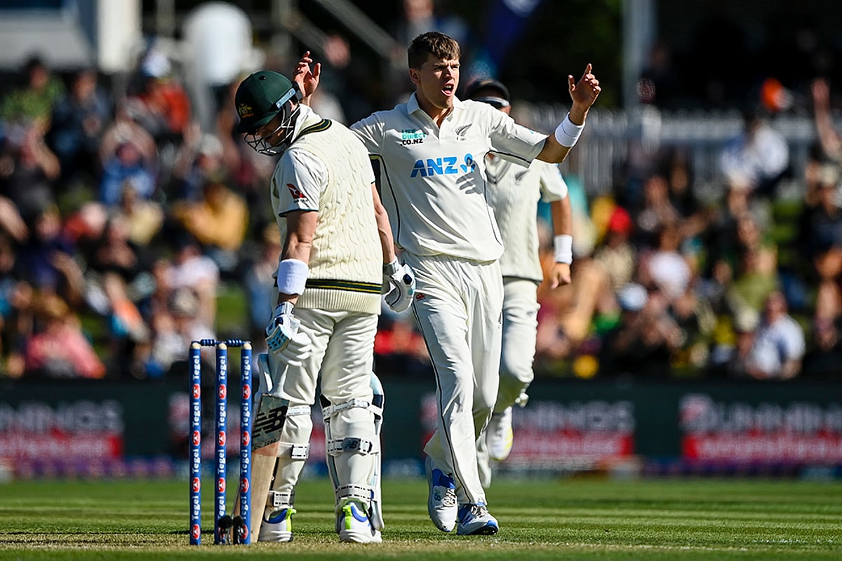 NZ Vs AUS, 2nd Test, Day 1: Hazlewood Takes 5-Wickte Haul In Williamson's 100th Test - In Pics