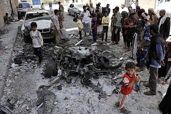 Getty Images/Representative file pic : The explosion hit a military vehicle as it passed in a mountainous area in the Modiyah district of southern Abyan province
