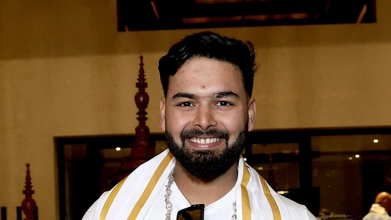Rishabh Pant has joined the Delhi Capitals in Visakhapatnam ahead of their Indian Premier League 2024 campaign. - Delhi Capitals