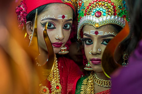 Children's Festival in Kerala's Kanichukulangara Devi temple