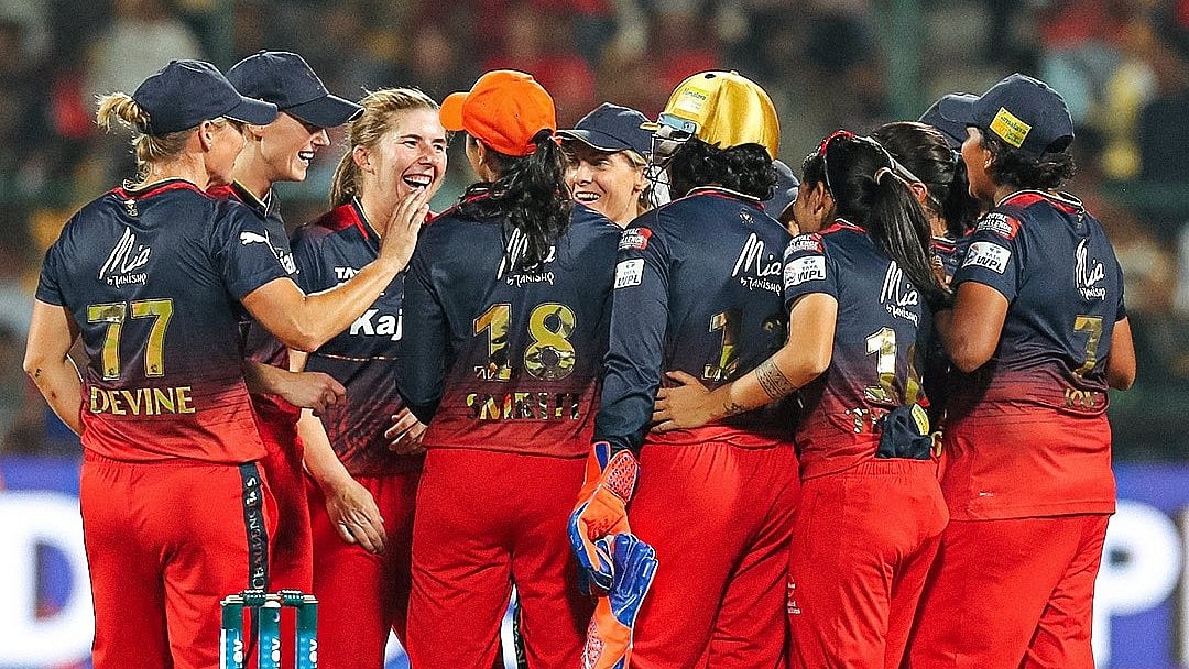 Photo: X/ @RCBTweets : Royal Challengers Bangalore team in WPL 2024.