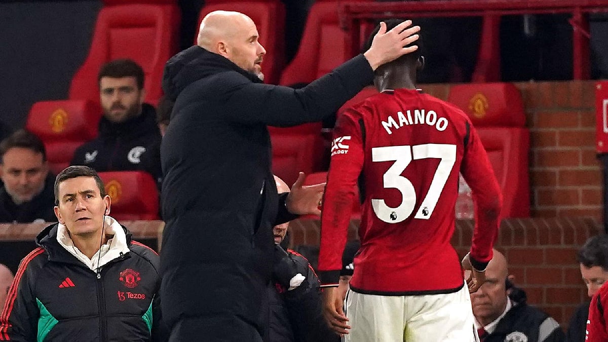 (Martin Rickett/PA) : Erik ten Hag continues to be impressed by Kobbie Mainoo.