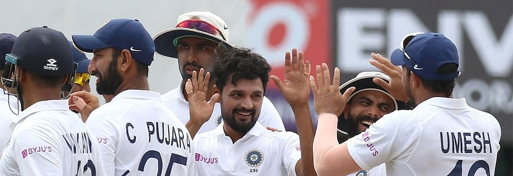 File : In two Test matches for India, Shahbaz Nadeem took eight wickets with best figures of 2/18.