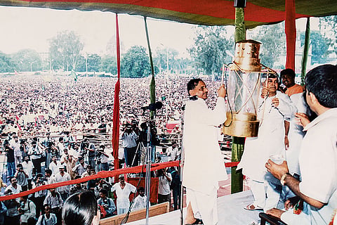 Lalu Yadav and Mulayam