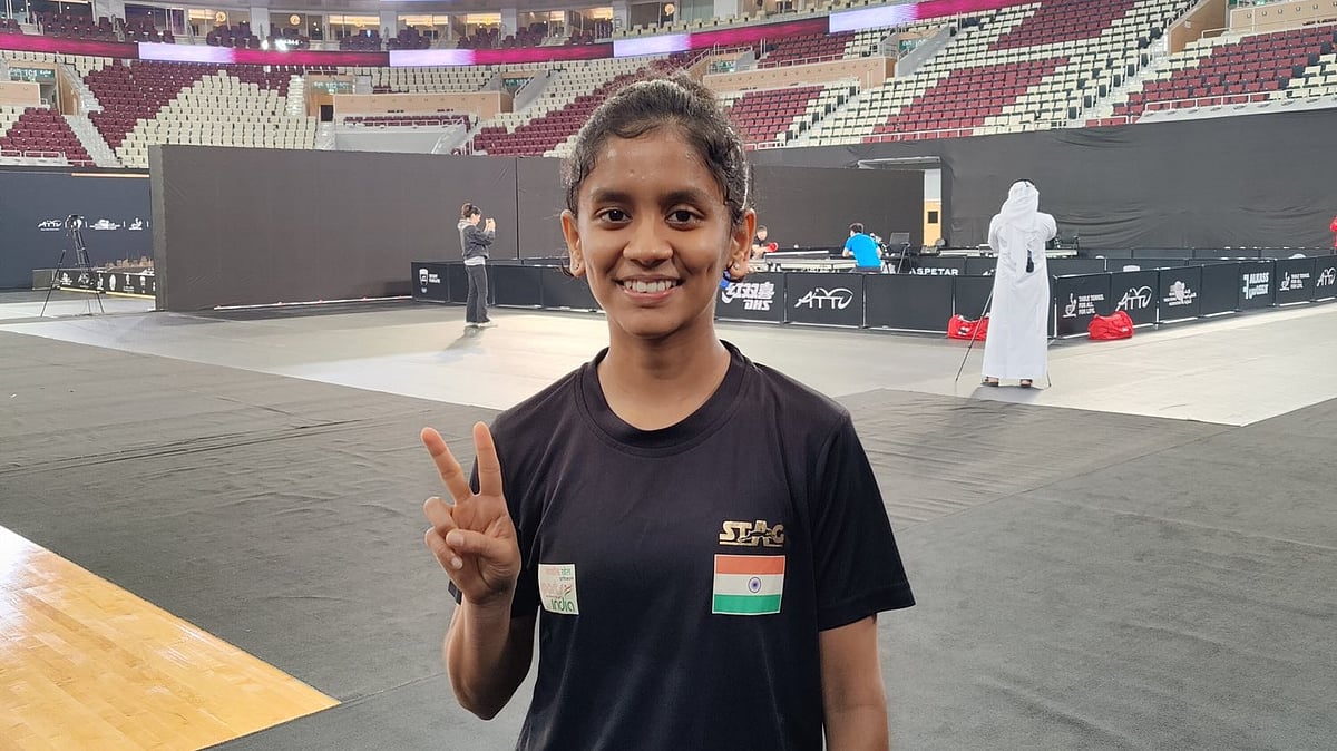 X/Sreeja Akula : File photo of Indian table tennis player Sreeja Akula.