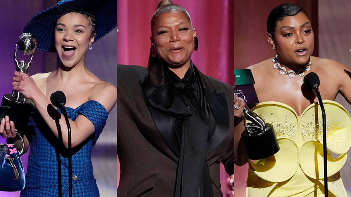 Chris Pizzello : India Ria Amarteifio, Queen Latifah, Taraji P. Henson