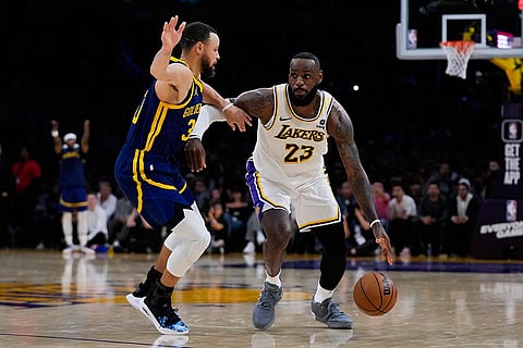 NBA: Los Angeles Lakers vs Golden State Warriors