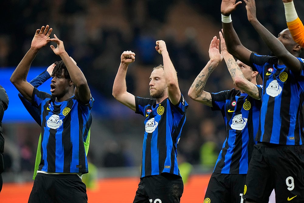 | Photo: AP/Luca Bruno : Serie A 2023-24: Inter Milan vs Genoa