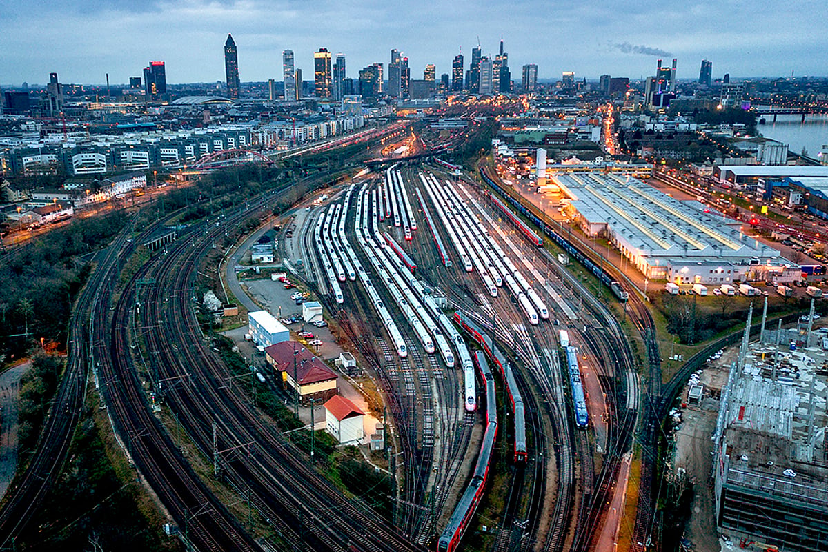 In Pics: Germany Transport Strike