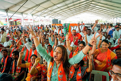 PM Modi''s public meeting in Telangana