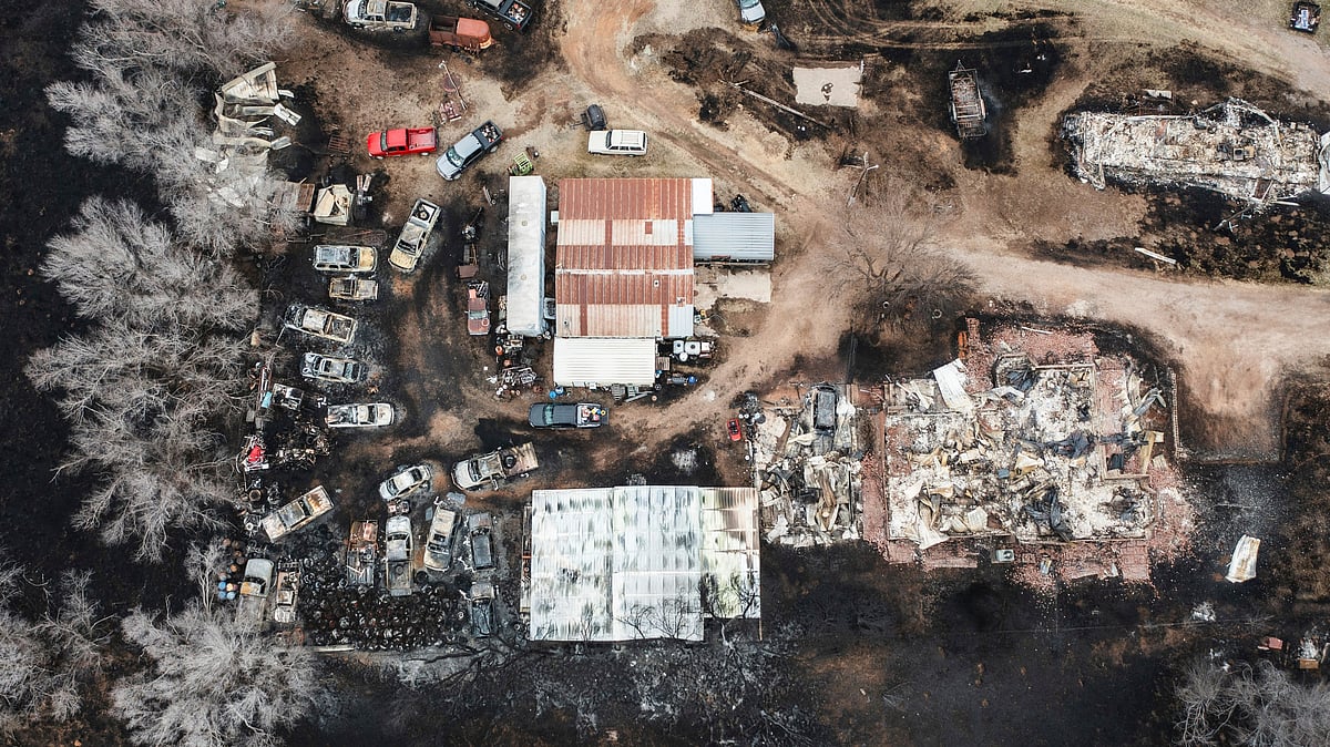 AP : Wildfires have destroyed as many as 500 structures in the Texas Panhandle.