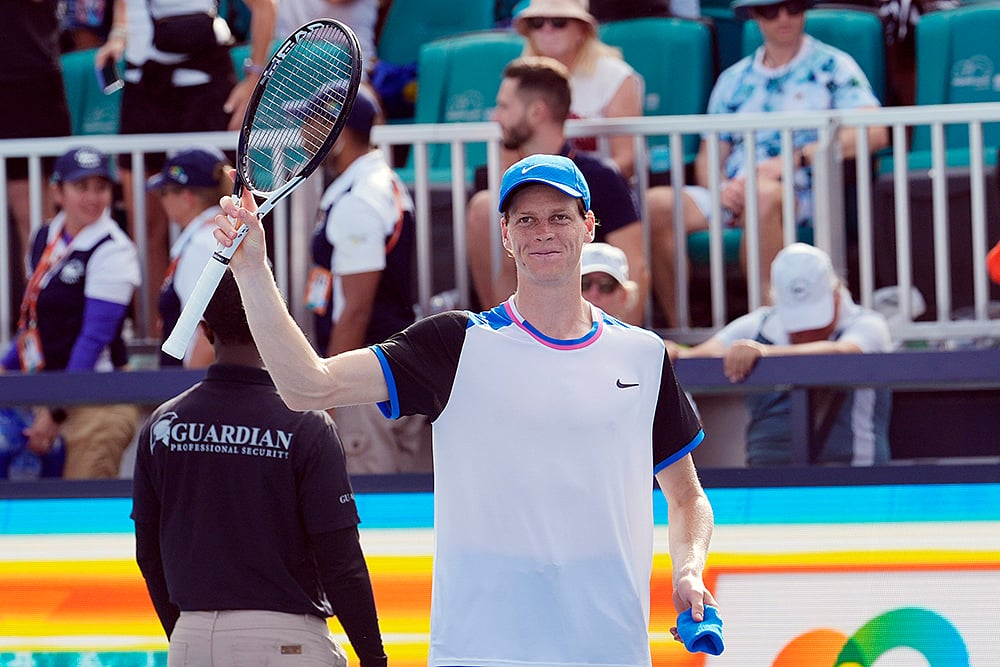 Miami Open: Jannik Sinner vs Christopher OConnell