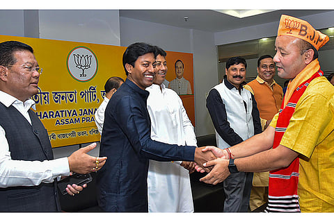 Dadu Taye joins BJP