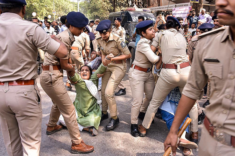 Protest over Kejriwals arrest