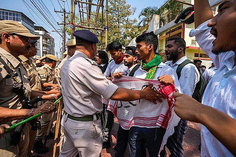 Protest After MHA Notified CAA Rules
