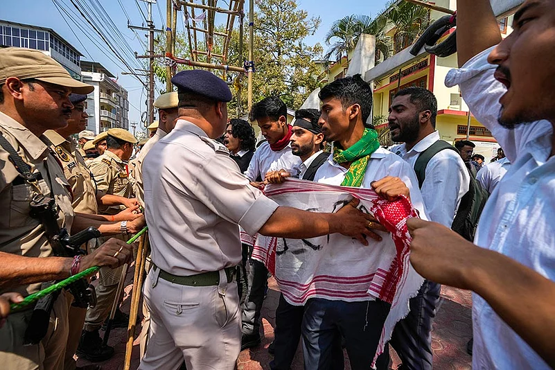 Protest After MHA Notified CAA Rules