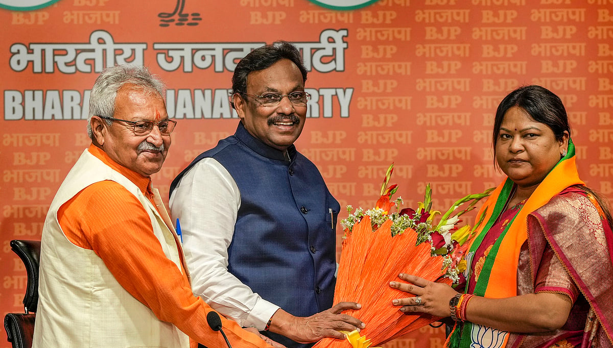 Atul Yadav/PTI :  
JMM legislator Sita Soren joins BJP