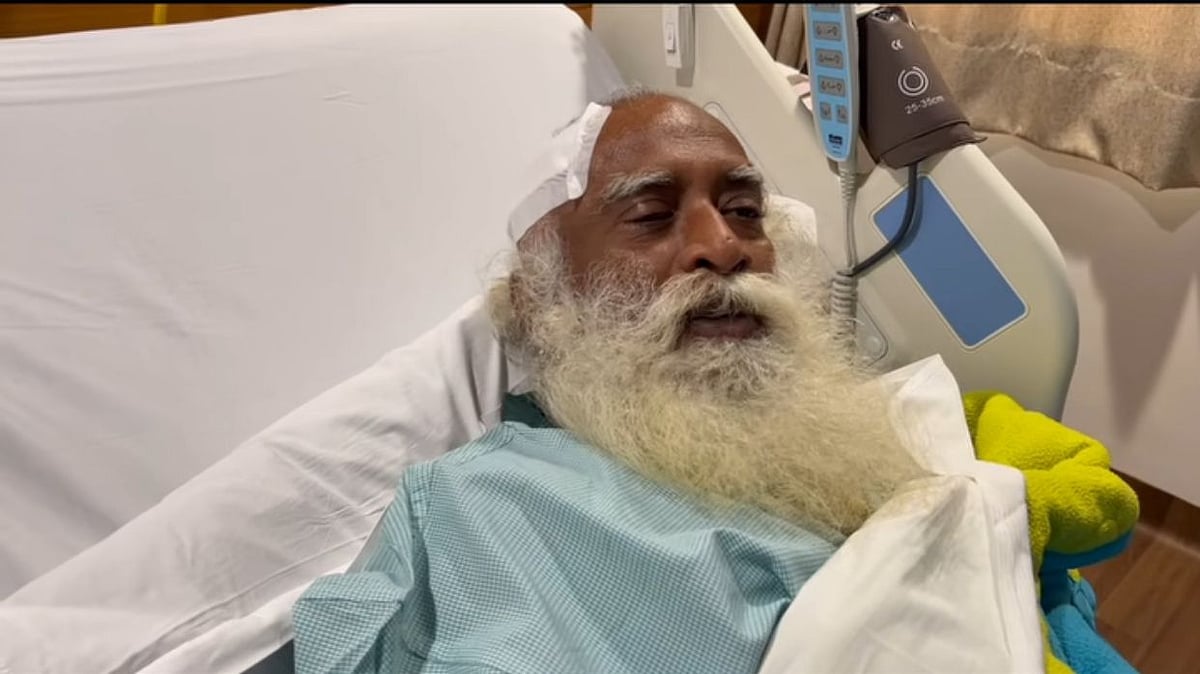 Instagram : Sadhguru Jaggi Vasudev posted a video on his Instagram account from his hospital bed after the surgery