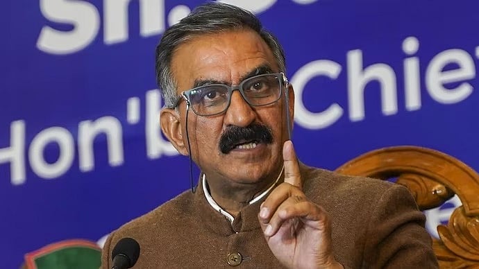 PTI : Himachal Pradesh CM Sukhvinder Singh Sukhu,