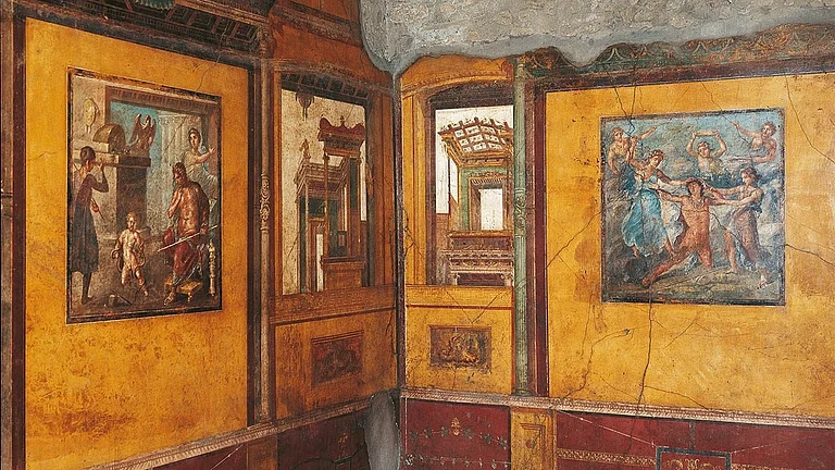 Fresco discovered at Pompeii - Pompeii sites