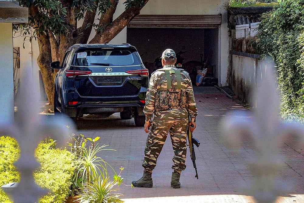 ED raid at Congress Amba Prasad residence