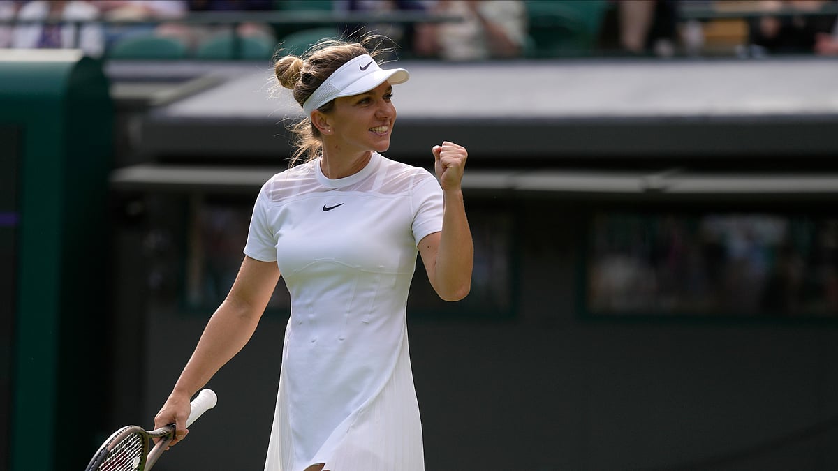 AP : Simona Halep reached the pinnacle of her sport, reaching No. 1 in the WTA rankings and winning two Grand Slam titles -- Wimbledon in 2019, and French Open in 2018.