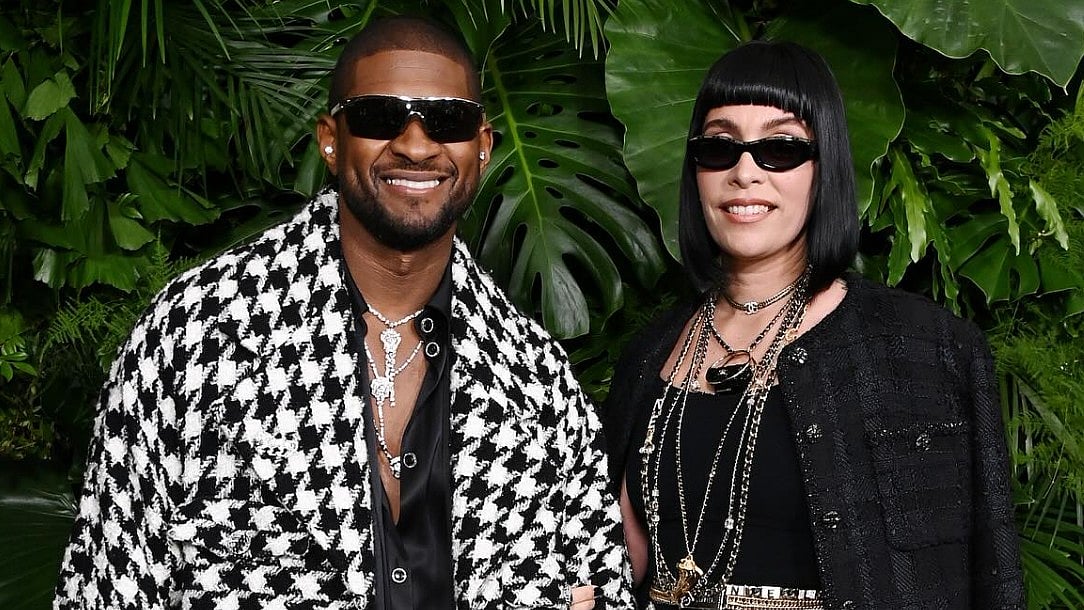 Instagram : Usher with wife Jennifer Goicoechea
