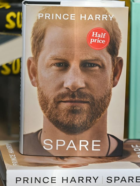 Prince Harry's memoir "Spare".