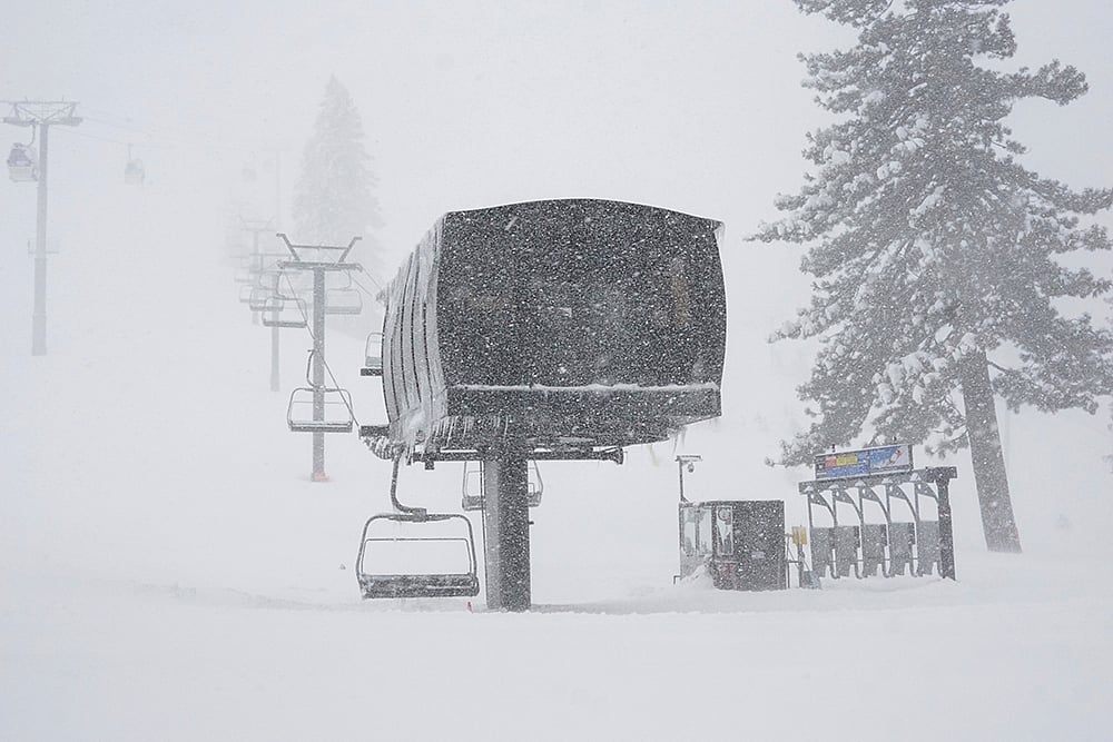 California Snow Storm