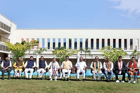 TIPRA leaders take oath as Tripura minister