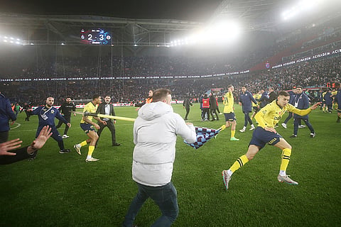 Turkish League: Trabzonspor vs Fenerbahce