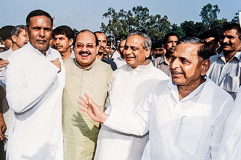 Beni Prasad Verma, Amar Singh and Mulayam