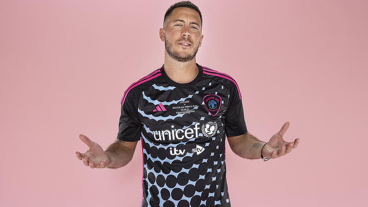 Daniel Hambury/Soccer Aid handout/PA : Eden Hazard will return to Stamford Bridge for Soccer Aid in June.