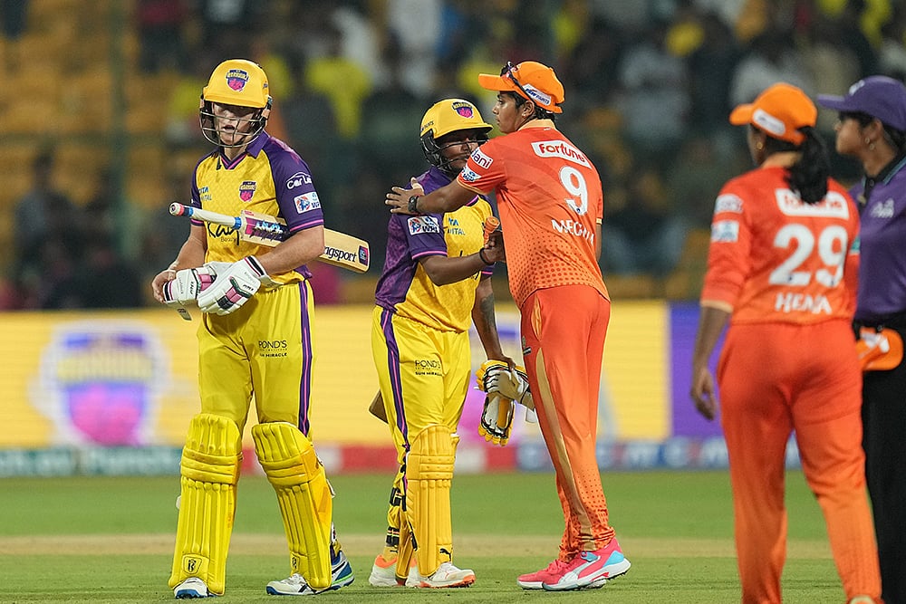 | Photo: PTI/Shailendra Bhojak : WPL 2024: GG-W vs UPW-W