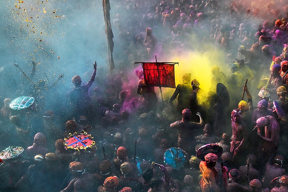 | Photo: AP/Kabir Jhangiani : Holi Celebrations across Punjab, Haryana