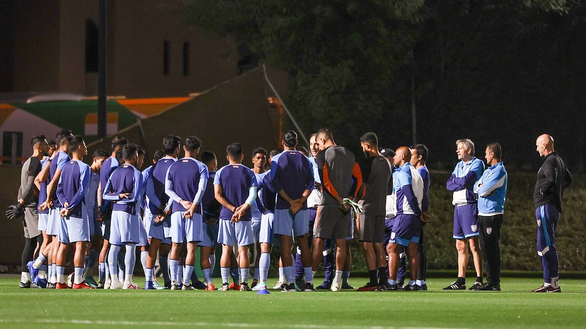 X/IndianFootball : Blue Tigers are in Saudi Arabia to play Afghanistan in World Cup Qualifiers.