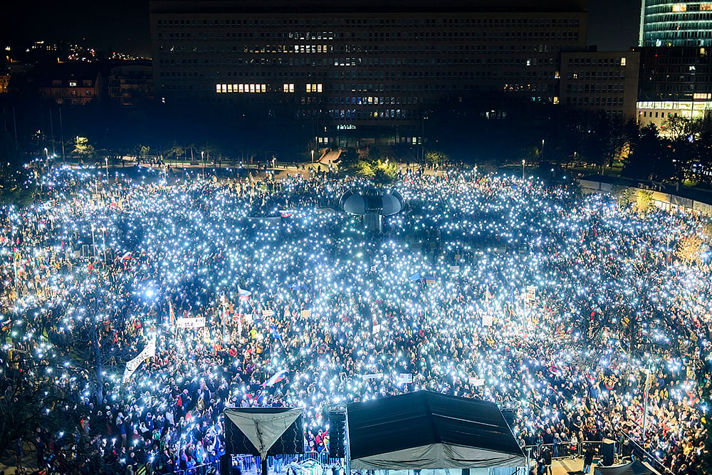 Protest against the government
