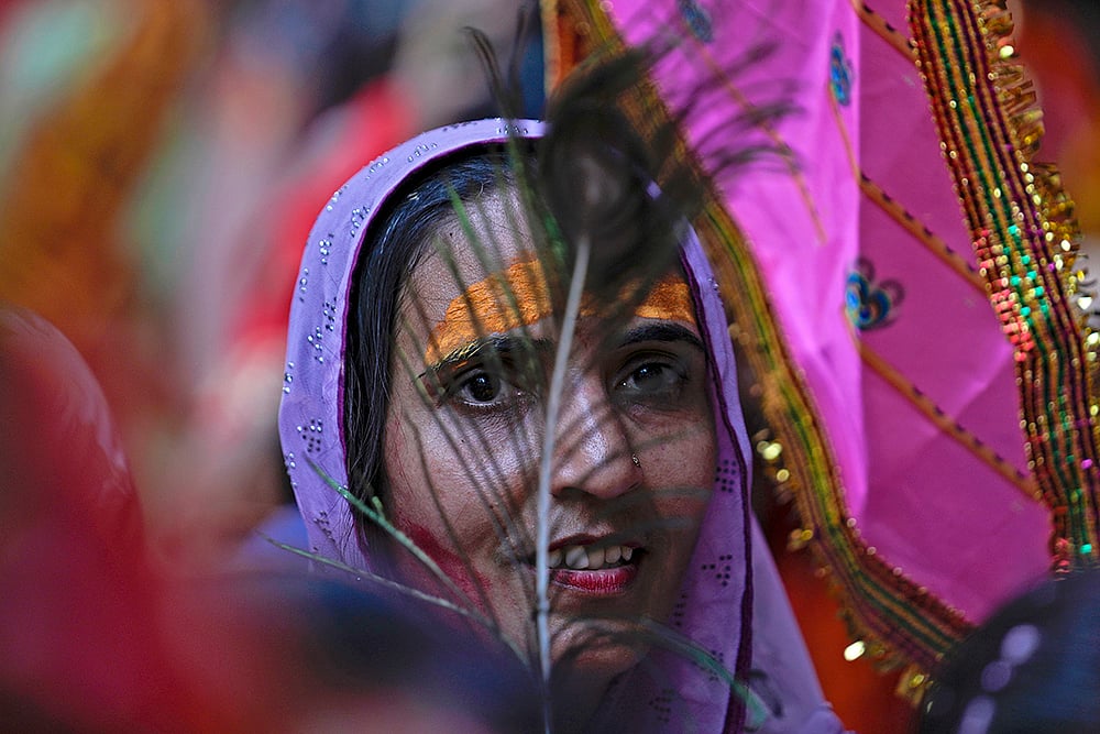 | Photo: AP/Mahesh Kumar A. : Falgun Mahotsav