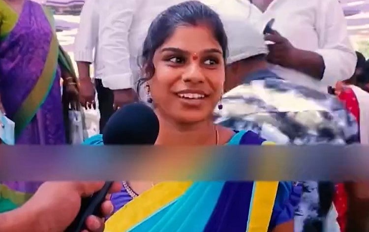 X/@YSRCParty : The woman reportedly jumped in front of the Janmabhoomi Express at Tenali railway station of Andhra Pradesh on March 7 and received serious injuries