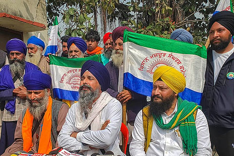 Farmers protest