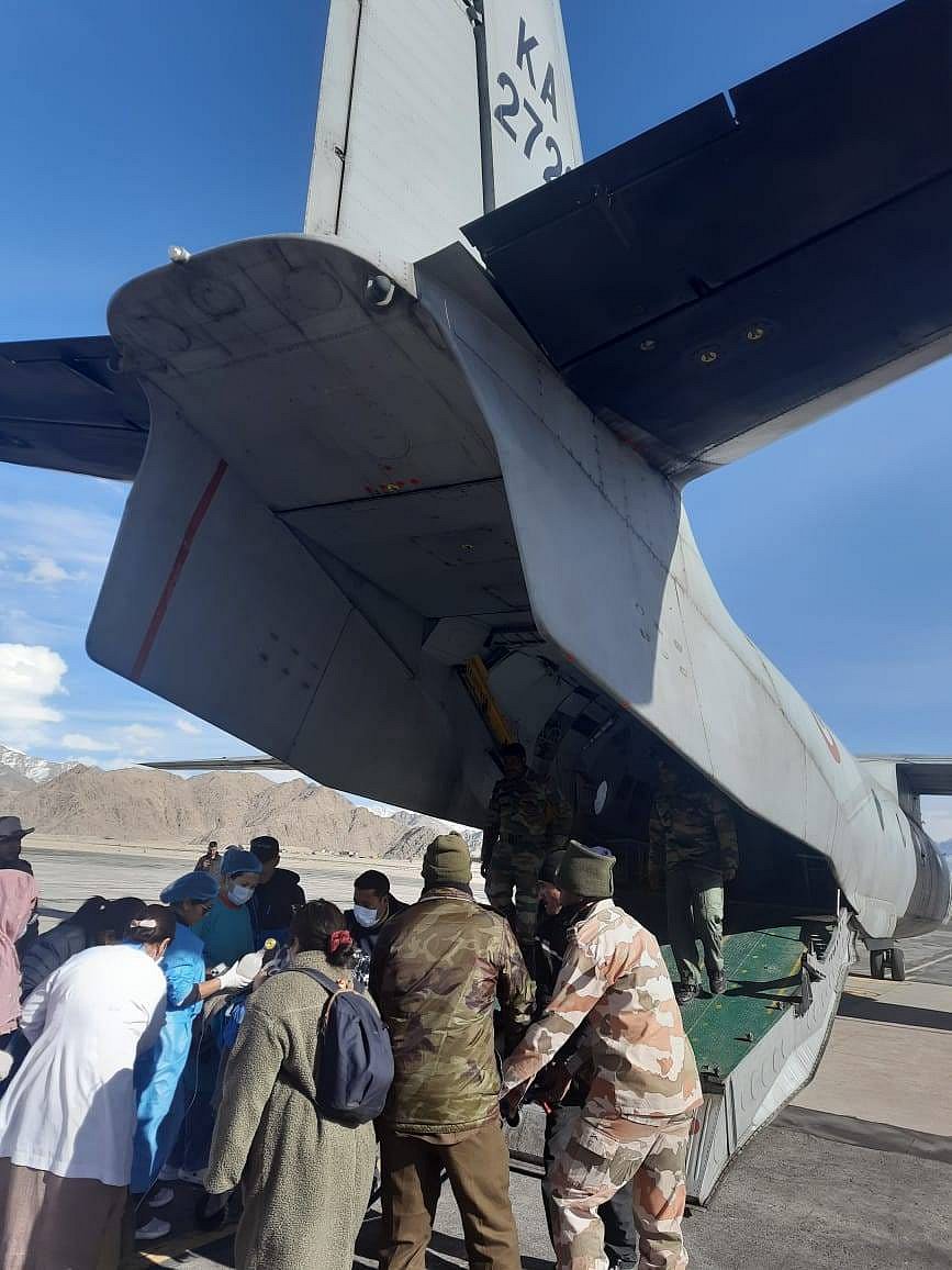 X/@IAF_MCC : IAF aircraft deployed to airlift critical casualties 