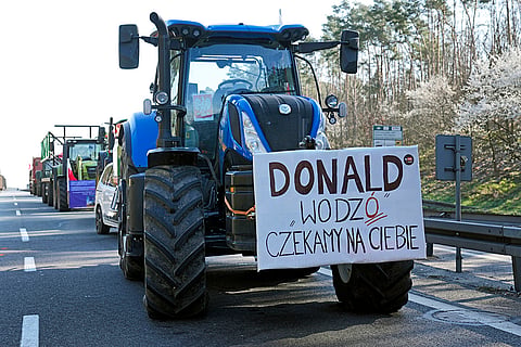 Poland Farmer Protest