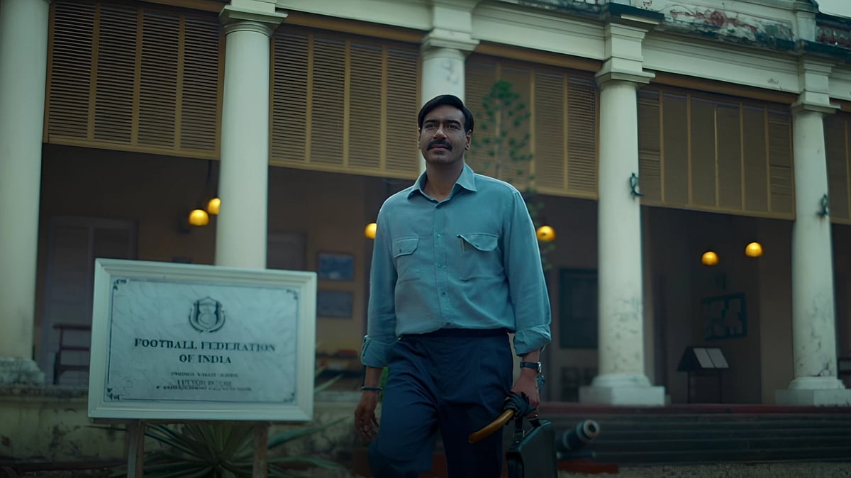 Ajay Devgn in 'Maidaan' - YouTube