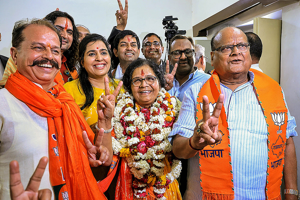 BJPs Manju Sharma files nomination from Jaipur